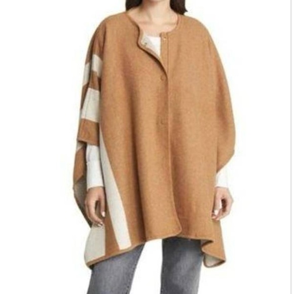 TREASURE & BOND Blanket/Poncho/Cape -Snap Front - OS - Picture 1 of 9